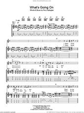 Cover icon of What's Going On sheet music for guitar (tablature) by Taste and Rory Gallagher, intermediate skill level