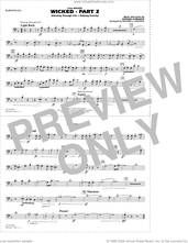 Cover icon of Wicked, part 2 (arr. richard l. saucedo) sheet music for marching band (baritone b.c.) by Stephen Schwartz and Richard L. Saucedo, intermediate skill level