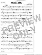 Cover icon of Wicked, part 2 (arr. richard l. saucedo) sheet music for marching band (electric bass) by Stephen Schwartz and Richard L. Saucedo, intermediate skill level