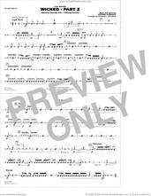 Cover icon of Wicked, part 2 (arr. richard l. saucedo) sheet music for marching band (snare drum) by Stephen Schwartz and Richard L. Saucedo, intermediate skill level