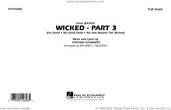 Cover icon of Wicked, part 3 (arr. richard l. saucedo) sheet music for marching band (full score) by Stephen Schwartz and Richard L. Saucedo, intermediate skill level