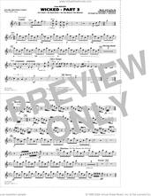 Cover icon of Wicked, part 3 (arr. richard l. saucedo) sheet music for marching band (keyboard percussion) by Stephen Schwartz and Richard L. Saucedo, intermediate skill level