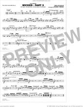 Cover icon of Wicked, part 3 (arr. richard l. saucedo) sheet music for marching band (multiple bass drums) by Stephen Schwartz and Richard L. Saucedo, intermediate skill level