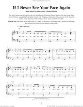 Cover icon of If I Never See Your Face Again (feat. Rihanna) sheet music for piano solo by Maroon 5, Maroon5 feat. Rihanna, Adam Levine and James Valentine, beginner skill level