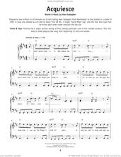 Cover icon of Acquiesce sheet music for piano solo by Oasis and Noel Gallagher, beginner skill level