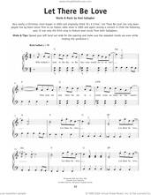 Cover icon of Let There Be Love sheet music for piano solo by Oasis and Noel Gallagher, beginner skill level