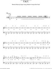 Cover icon of T.N.T. (Drums) sheet music for voice and other instruments (fake book) by AC/DC, Angus Young, Bon Scott and Malcolm Young, intermediate skill level