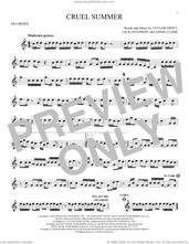 Cover icon of Cruel Summer sheet music for recorder solo by Taylor Swift, Annie Clark and Jack Antonoff, intermediate skill level