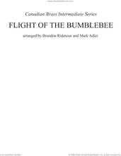 Cover icon of Flight Of The Bumblebee (Intermediate) (COMPLETE) sheet music for brass ensemble by Canadian Brass, Brandon Ridenour, Mark Adler and Nikolai Rimsky-Korsakov, classical score, intermediate skill level