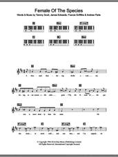 Cover icon of Female Of The Species sheet music for piano solo (chords, lyrics, melody) , Andrew Parle, Francis Griffiths, James Edwards and Tommy Scott, intermediate piano (chords, lyrics, melody)