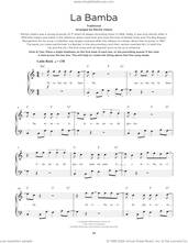 Cover icon of La Bamba sheet music for piano solo by Ritchie Valens, beginner skill level