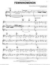 Cover icon of Femininomenon sheet music for voice, piano or guitar by Chappell Roan, Daniel Nigro and Kayleigh Rose Amstutz, intermediate skill level