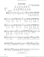 Cover icon of Beach Baby (from The Daily Ukulele) (arr. Jim Beloff) sheet music for ukulele by The First Class, Jim Beloff, Gill Shakespeare and John Carter, intermediate skill level