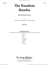 Cover icon of The Random Rumba (COMPLETE) sheet music for orchestra by David Bobrowitz, intermediate skill level