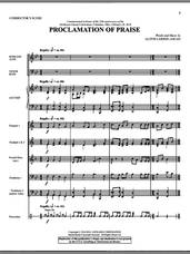 Cover icon of Proclamation Of Praise (COMPLETE) sheet music for orchestra/band (Brass) by Lloyd Larson, intermediate skill level