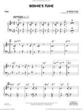 Cover icon of Bernie's Tune (arr. Ronnie Cuber) sheet music for jazz band (piano) by Gerry Mulligan, Ronnie Cuber, Bernie Miller, Jerry Lieber and Mike Stoller, intermediate skill level