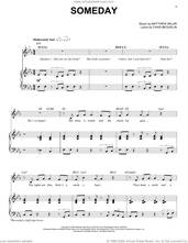 Cover icon of Someday (from The Wedding Singer) sheet music for voice and piano by Matthew Sklar and Chad Beguelin, intermediate skill level