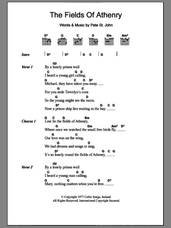 Cover icon of The Fields Of Athenry sheet music for guitar (chords) by Pete St. John, intermediate skill level