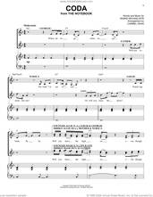 Cover icon of Coda (from The Notebook) sheet music for voice and piano by Ingrid Michaelson, intermediate skill level