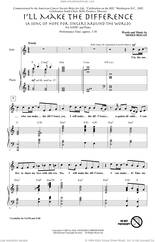 Cover icon of I'll Make The Difference (A Song Of Hope For Singers Around The World) sheet music for choir (SATB: soprano, alto, tenor, bass) by Moses Hogan, intermediate skill level