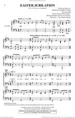 Cover icon of Easter Jubilation sheet music for choir (SATB: soprano, alto, tenor, bass) by Michael Barrett and Charles Wesley, intermediate skill level