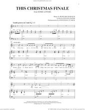 Cover icon of This Christmas Finale (from Some Lovers) sheet music for voice and piano by Burt Bacharach, Burt Bacharach & Steven Sater, Jonathan Tunick and Steven Sater, intermediate skill level