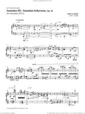 Cover icon of Sonatina III sheet music for piano solo by Justin Connolly, classical score, intermediate skill level