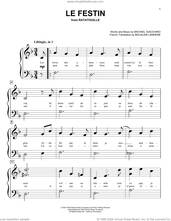 Cover icon of Le Festin (from Ratatouille) sheet music for piano solo (big note book) by Michael Giacchino and Boualem Lamhene, easy piano (big note book)