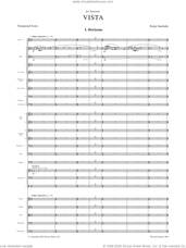 Cover icon of Vista sheet music for orchestra (study score) by Kaija Saariaho, classical score, intermediate skill level