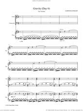 Cover icon of Gravity (Day 6) (COMPLETE) sheet music for piano trio by Ludovico Einaudi, classical score, intermediate skill level