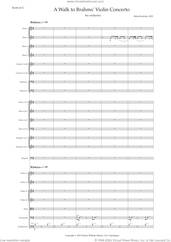 Cover icon of A Walk To Brahms Violin Concerto sheet music for orchestra (full score) by Britta Byström, classical score, intermediate skill level