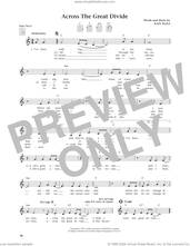 Cover icon of Across The Great Divide (from The Daily Ukulele) (arr. Jim Beloff) sheet music for ukulele by Kate Wolf and Jim Beloff, intermediate skill level