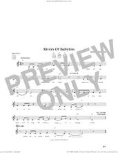 Cover icon of Rivers Of Babylon (from The Daily Ukuelele) (arr. Jim Beloff) sheet music for ukulele  and Jim Beloff, intermediate skill level