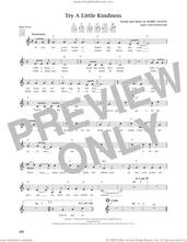 Cover icon of Try A Little Kindness (from The Daily Ukulele) (arr. Jim Beloff) sheet music for ukulele by Glen Campbell, Jim Beloff, Bobby Austin and Curt Sapaugh, intermediate skill level