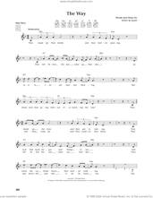 Cover icon of The Way (from The Daily Ukulele) (arr. Jim Beloff) sheet music for ukulele by Fastball, Jim Beloff and Tony Scalzo, intermediate skill level