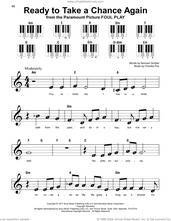 Cover icon of Ready To Take A Chance Again (Love Theme) (from Foul Play), (beginner) sheet music for piano solo by Barry Manilow, Charles Fox and Norman Gimbel, beginner skill level