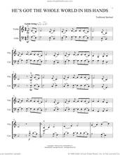 Cover icon of He's Got The Whole World In His Hands (arr. Michelle Hynson) sheet music for instrumental duet (duets)  and Michelle Hynson, intermediate skill level