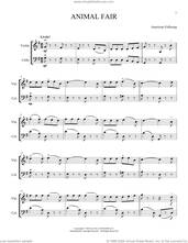 Cover icon of Animal Fair (arr. Michelle Hynson) sheet music for instrumental duet (duets) by American Folksong and Michelle Hynson, intermediate skill level