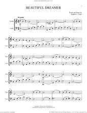 Cover icon of Beautiful Dreamer (arr. Michelle Hynson) sheet music for instrumental duet (duets) by Stephen Foster and Michelle Hynson, intermediate skill level