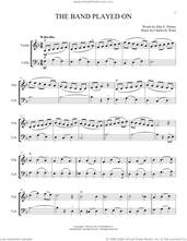 Cover icon of The Band Played On (arr. Michelle Hynson) sheet music for instrumental duet (duets) by Charles B. Ward, Michelle Hynson and John E. Palmer, intermediate skill level