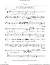 Cover icon of Daniel (from The Daily Ukulele) (arr. Jim Beloff) sheet music for ukulele by Elton John, Jim Beloff and Bernie Taupin, intermediate skill level