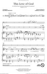 Cover icon of This Love Of God (arr. Heather Sorenson) sheet music for choir (SATB: soprano, alto, tenor, bass) by Amber R. Maxwell and Heather Sorenson, intermediate skill level