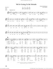 Cover icon of We're Going To Be Friends (from The Daily Ukulele) (arr. Jim Beloff) sheet music for ukulele by White Stripes, Jim Beloff and Jack White, intermediate skill level