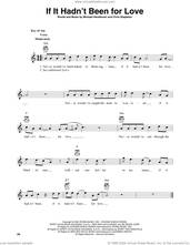 Cover icon of If It Hadn't Been For Love (arr. Fred Sokolow) sheet music for banjo solo by Adele, Fred Sokolow, Chris Stapleton and Michael Henderson, intermediate skill level