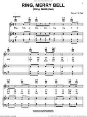 Cover icon of Kling, Glockchen (Ring, Merry Bell) sheet music for voice, piano or guitar, intermediate skill level