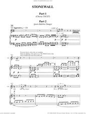 Cover icon of Stonewall sheet music for choir by Iain Bell and Mark Campbell, intermediate skill level