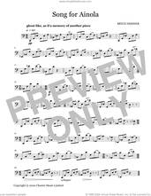 Cover icon of Song For Ainola sheet music for cello solo by Bryce Dessner and Anastasia Kobekina, classical score, intermediate skill level