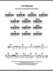 Cover icon of I Am Blessed sheet music for piano solo (chords, lyrics, melody) by Eternal, Mark Mueller and Marsha Malamet, intermediate piano (chords, lyrics, melody)