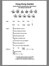 Cover icon of Hong Kong Garden sheet music for guitar (chords) by Siouxsie & The Banshees, John McKay, Kenneth Morris, Siouxsie Sioux and Steve Severin, intermediate skill level
