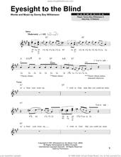 Cover icon of Eyesight To The Blind sheet music for harmonica solo by Sonny Boy Williamson, intermediate skill level